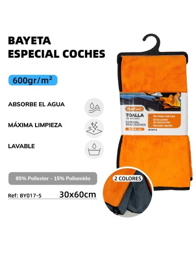 TOALLA SECADO COCHE 600GSM