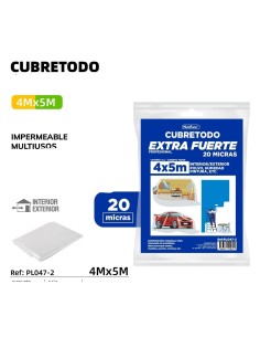 4M*5M CUBRETODO 20 MICRA