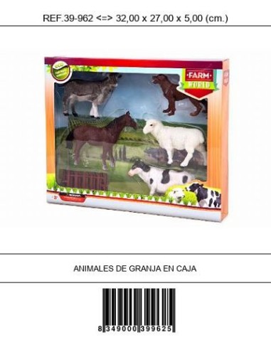 ANIMALES DE GRANJA EN CAJA