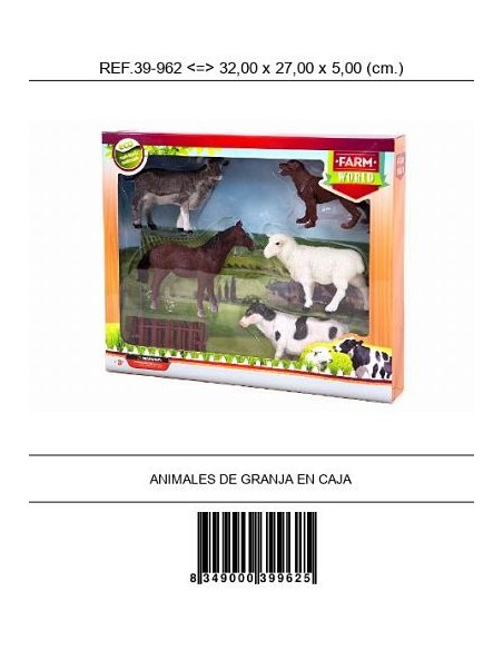ANIMALES DE GRANJA EN CAJA