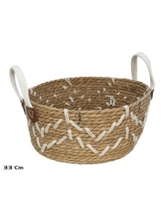CESTA REDONDA CON ASAS LIBERIA 33X16CM