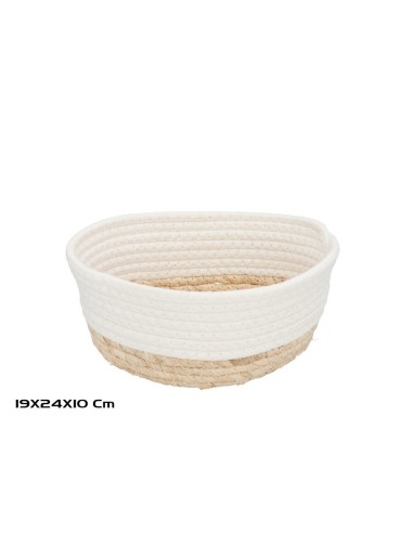 CESTA  LUZ BLANCA 24X19X10