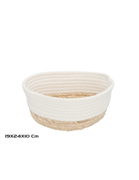 CESTA  LUZ BLANCA 24X19X10