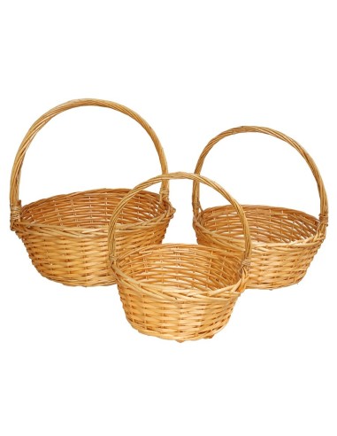 SET 3 CESTOS ALUKA 42X42X42CM