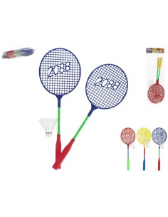 SET 2 RAQUETAS BADMINTON C/ACC 44X16X6CM