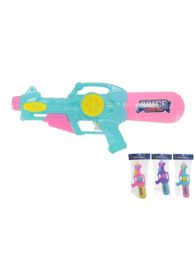 PISTOLA DE AGUA RAINBOW 42X20X6CM 3 SURT
