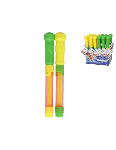 EXPOSITOR PISTOLA DE AGUA SUCCION 26X2,5 CM COLORE