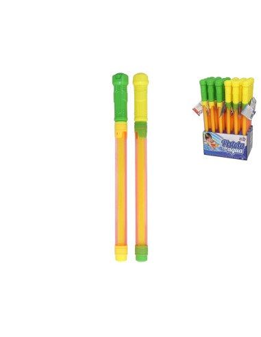 EXPOSITOR PISTOLA DE AGUA SUCCION 38X2,5 CM COLORE