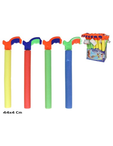 EXPOSITOR PISTOLA DE AGUA FOAM SUCCION 44X4 CM