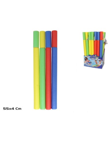 EXPOSITOR PISTOLA DE AGUA FOAM SUCCION 55X4 CM