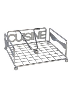 SERVILLETERO CUISINE 18X18 CROMADO