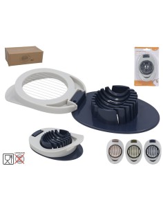 CORTADOR HUEVOS FELIX 11,5X8X3,5 CM 3 COLORES