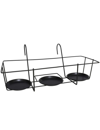 SOPORTE MACETA BALCON 3 PLATOS 48X25X20C