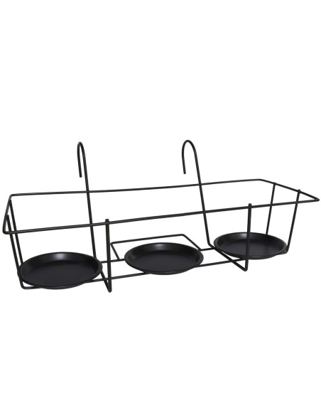 SOPORTE MACETA BALCON 3 PLATOS 48X25X20C