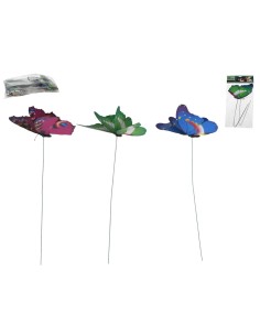 STICK MARIPOSAS JARDIN X3 49X18CM