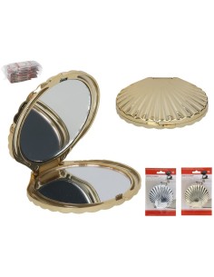 ESPEJO DE MANO 7X6,5 CM CONCHAS