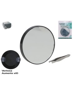 ESPEJO 10 AUMENTOS 9 CM CON PINZAS