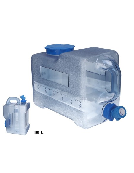 GARRAFA CON GRIFO 12L 38X16X24CM