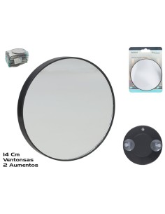 ESPEJO CON  VENTOSA 14CM 2 AUMENTOS