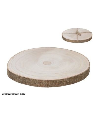 PEANA MADERA IRON 20X20X2CM