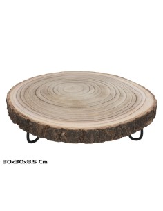 PEANA MADERA IRON C/PIE 30X30X8,5CM