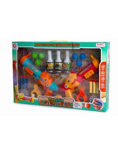 PISTOLAS SET DARDOS BOLAS BOLOS CAJA GRA