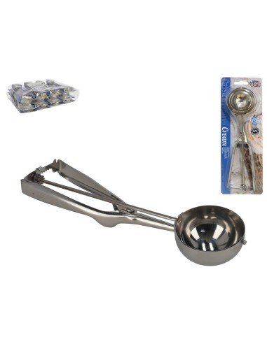 CUCHARA HELADO CREAM 6CM ACERO