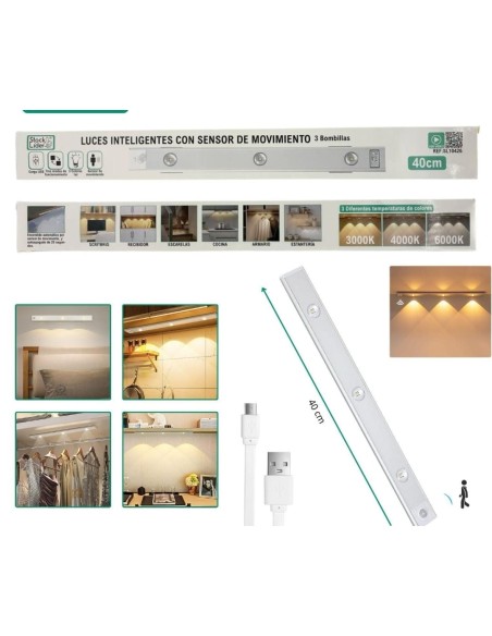 SL10426 LUZ INTELIGENTE SENSOR 40CM