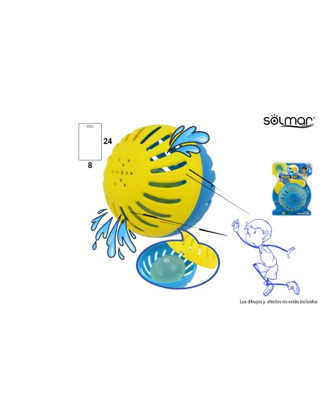 BOMBA DE AGUA 42 GLOBOS. 24X8CM.