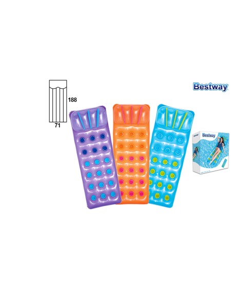 COLCHONETA VASOS C/ALMOHADA SURT 188 X71CM. Caja