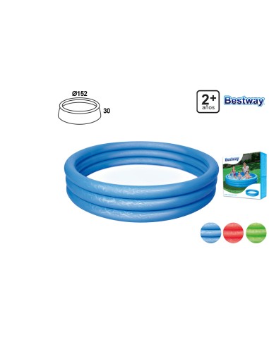 PISCINA INF.3 ANILLOS SURT. Ø152X30CM. Bolsa