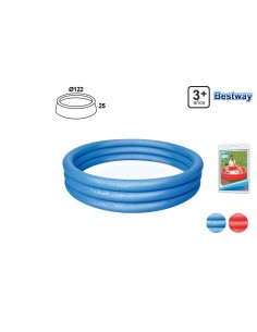 PISCINA INF. 3 ANILLOS SURT. Ø122X25CM. Bolsa
