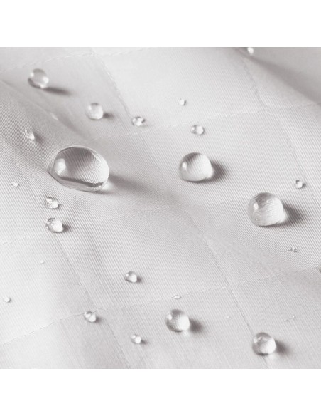 PROTECTOR 90CM COLCHON ACOLCHADO IMPERMEABLE BLANCO