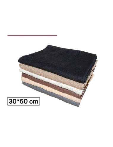 TOALLA BASIC CLASSIC SURTIDO COLORES 30cm x 50cm - 360gr/m2