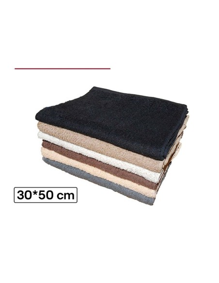 TOALLA BASIC CLASSIC SURTIDO COLORES 30cm x 50cm - 360gr/m2