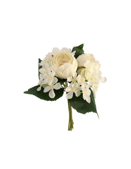 RAMO ATADO PEONIA X 7-31 CM (CREMA)