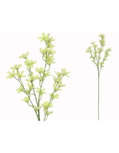 VARA MINI FLOR RELLENO X4 -75CM (AMARILLO)