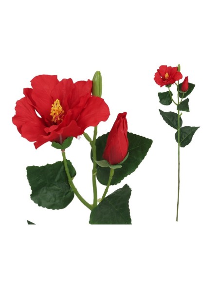 VARA HIBISCUS X 2 - 60 CM (ROJO)
