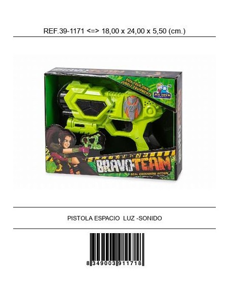 PISTOLA ESPACIO  LUZ -SONIDO
