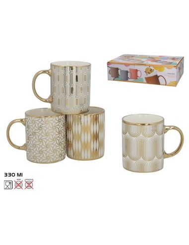 JARRA MUG EL DORADO 330ML 4 SURT