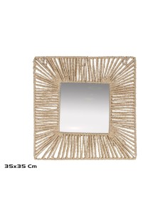 ESPEJO CUADRADO LUNA  35X35X2CM
