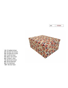 SET 10 CAJAS REGALO 37.5X29X16.5CM