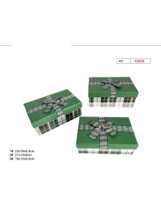 SET 3 CAJAS REGALO 23X16X9.5CM (439838)