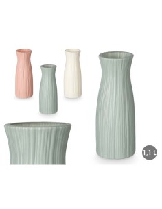 JARRON CUELLO ESTRECHO RAYAS PLA SURT 3 COL 23,5CM