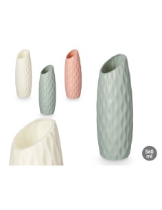 JARRON CONICO PUNTOS CORTE PLAST SURT 3 COL 20,5CM