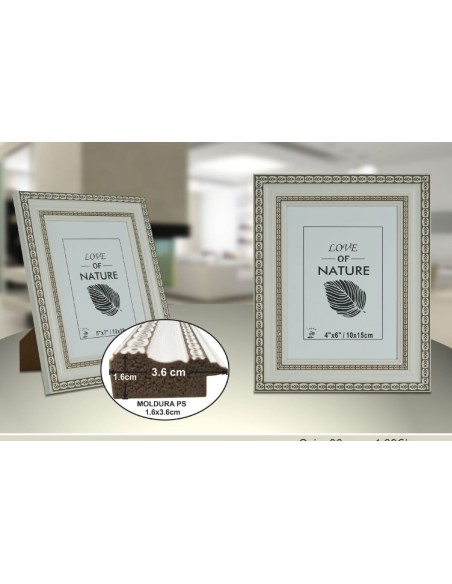 PORTAFOTO PLASTICO PS-523 10X15CM(12/36)