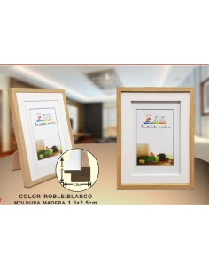 PORTAFOTO MADERA DM-844 20X30CM