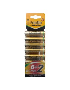 PILAS (EXTRASTAR) ALCA LR6 1.5V BLIS 8 PZ CJ96