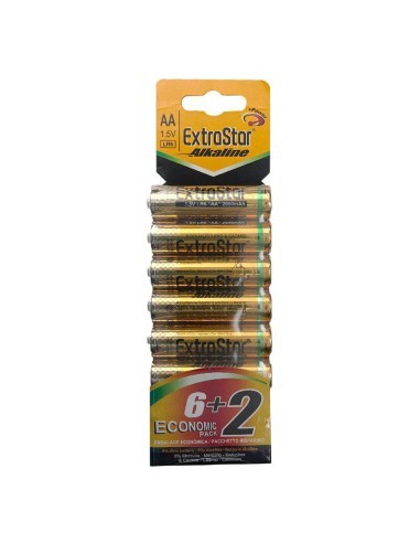 PILAS (EXTRASTAR) ALCA LR6 1.5V BLIS 8 PZ CJ96