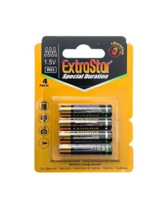 PILAS (EXTRASTAR) AAA 1.5V BLISTER 4 PIEZAS CJ240
